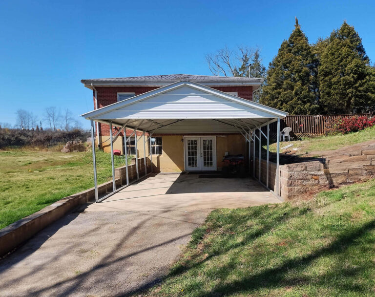 18x25 Vertical Carport