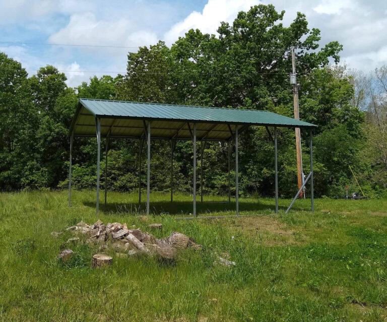 20x25 Vertical Roof Metal Carport