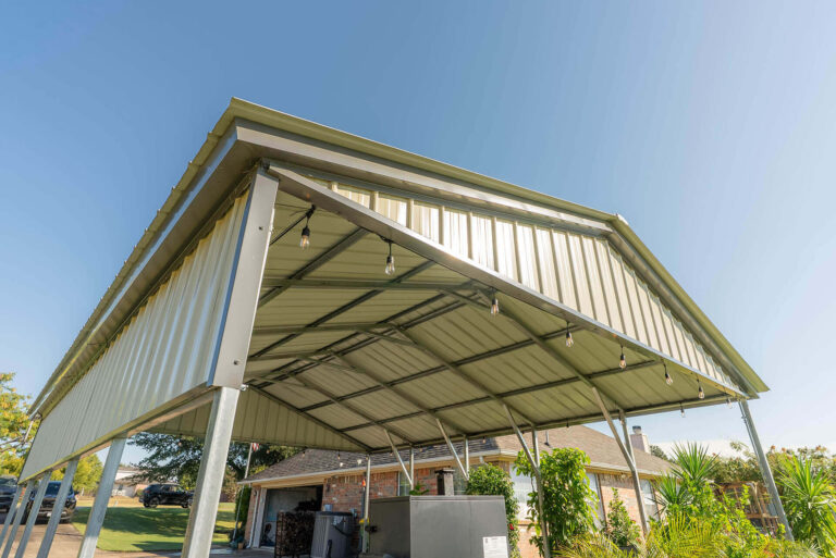 20x25 Vertical Roof Metal Carport