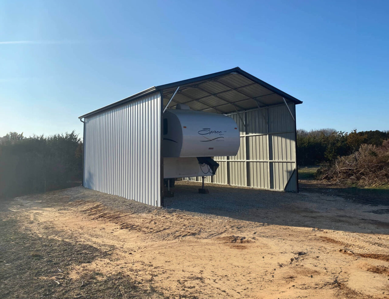 20x30 Vertical Roof Metal Carport