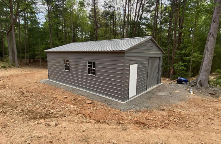 20x30 Vertical Roof Metal Carport