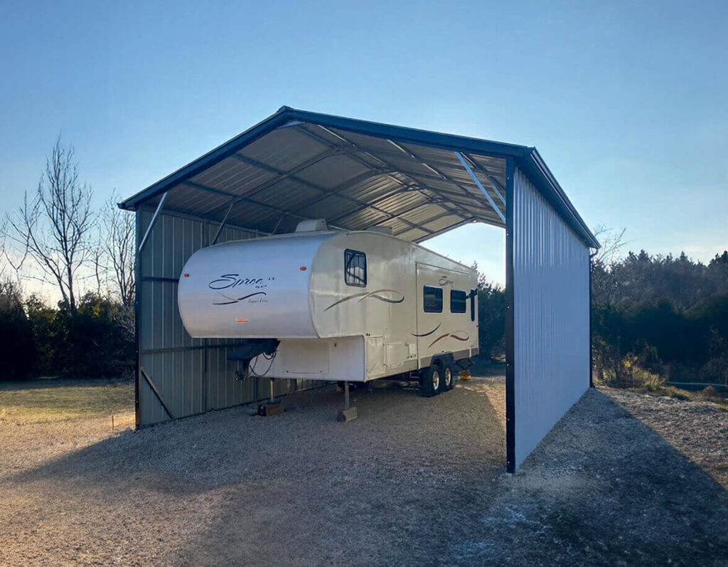 20x30 Vertical Roof Metal Carport