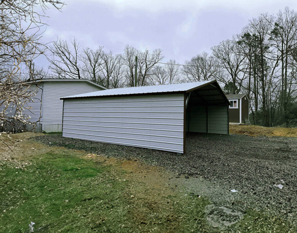 24x30 Vertical Roof Metal Carport