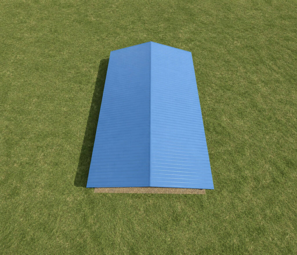 24x35 Vertical Roof Metal Carport