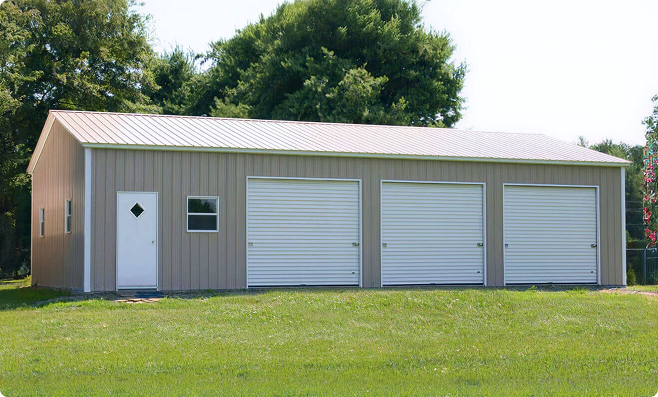 3 car garage 