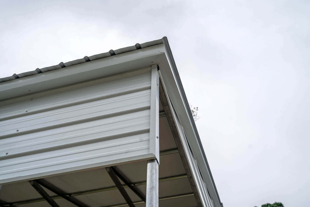 30x40 Vertical Triple Wide Metal Carport