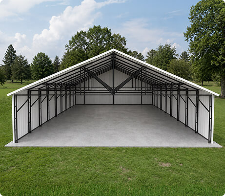32 foot wide garage