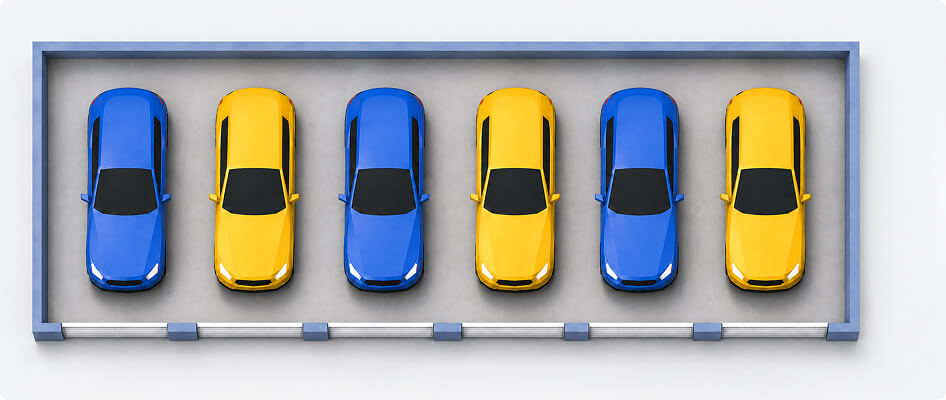 6 car garage floor plan