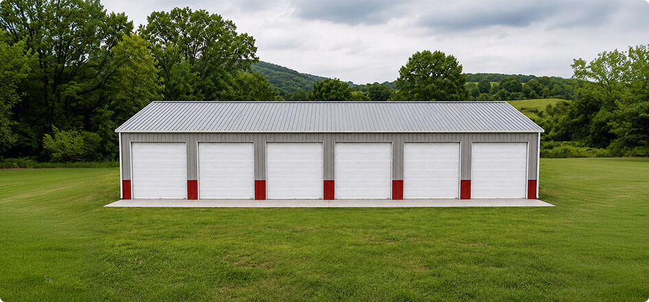 6 car garage