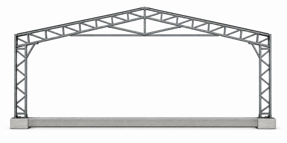 Extra Wide Metal Building Frame