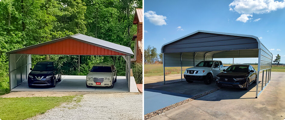 Triple wide and double carports
