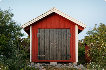 Wood Garage