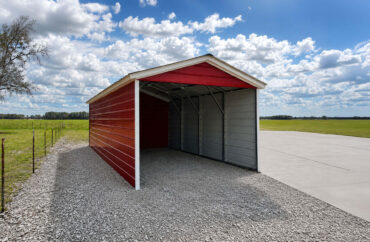 12x30 Vertical Roof Carport