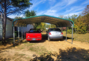 18x20 Regular Roof Carport North