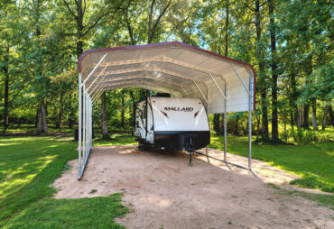 18x25 Regular Roof Carport North