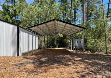 18x30 Vertical Roof Steel Carport