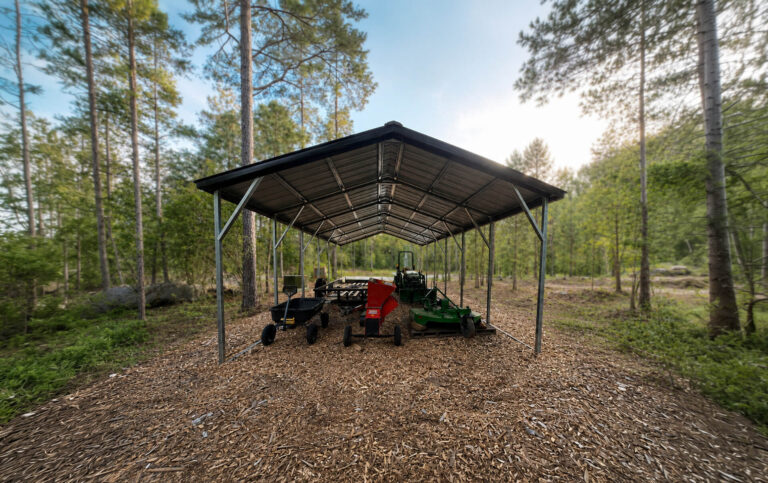 18x30 vertical steel carport