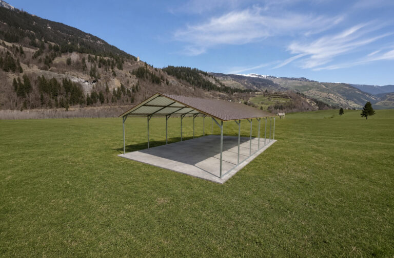18x30 vertical steel carport
