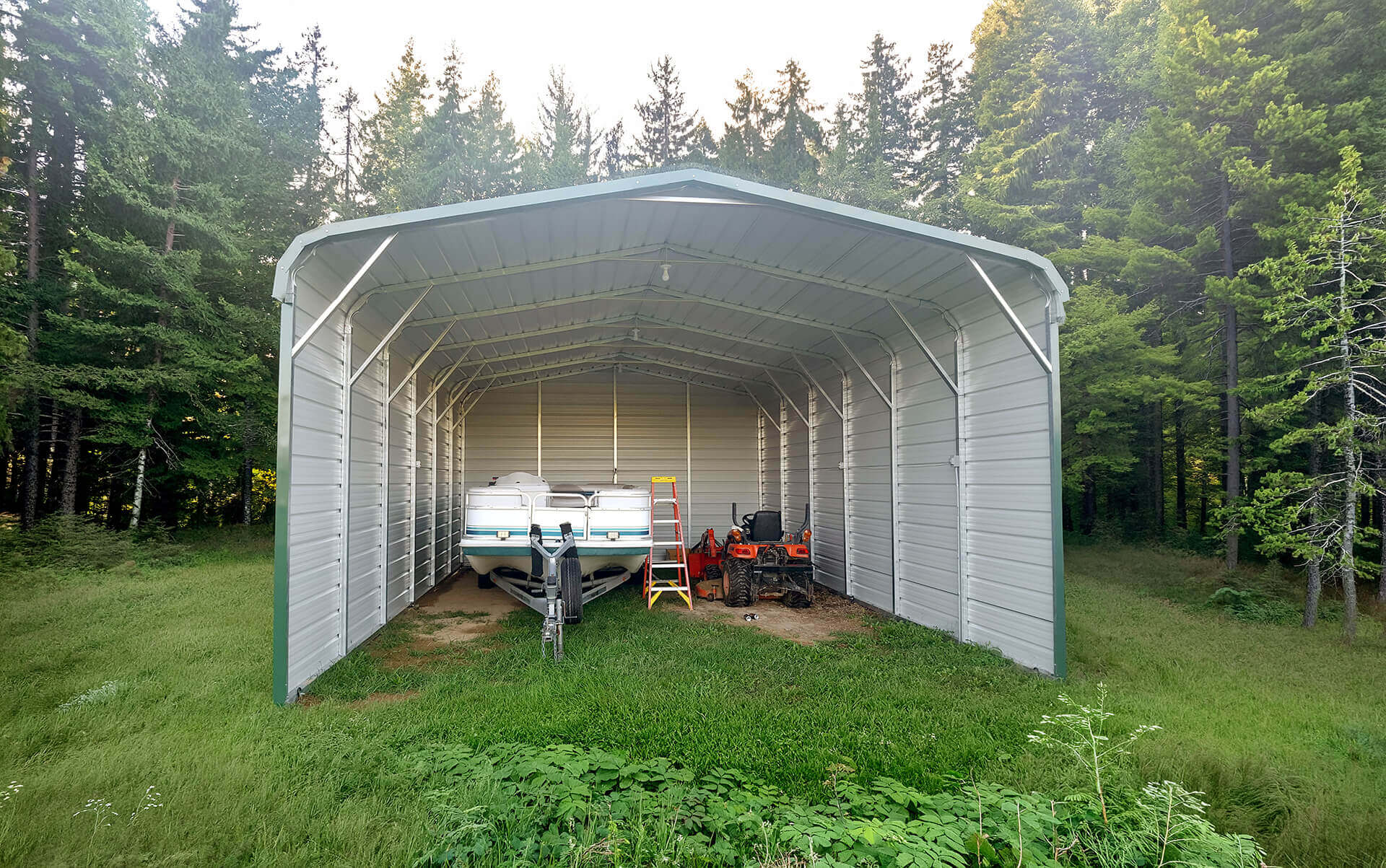 20x30 Regular Roof Carport - Alan's Factory Outlet