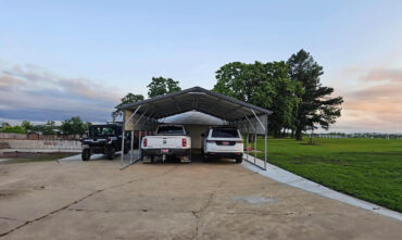 20x35 Vertical Roof Metal Carport
