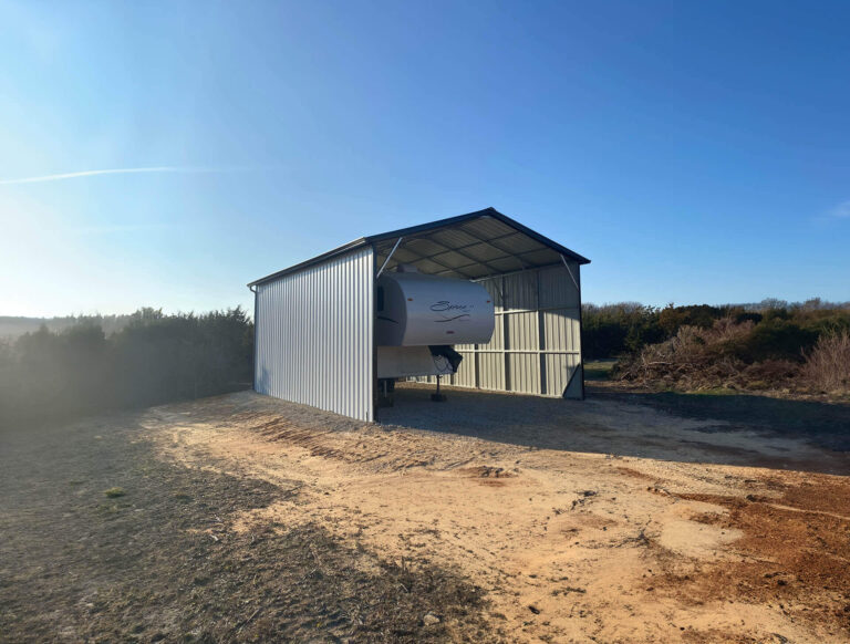 20x35 vertical roof metal carport