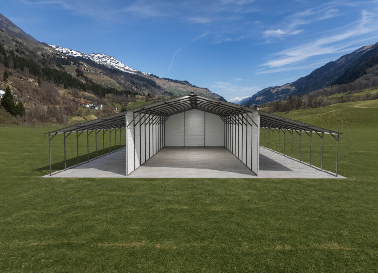 20x40 vertical roof metal carport