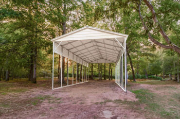 20x45 Vertical Roof Metal Carport