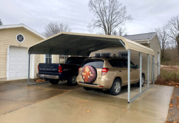 22x20 Regular Roof Carport North