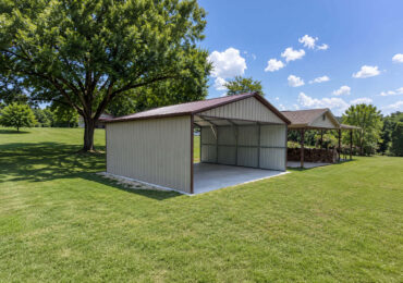22x20 Vertical Roof Metal Carport