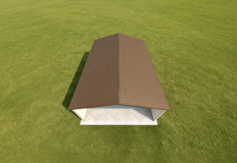 22x30 vertical roof metal carport