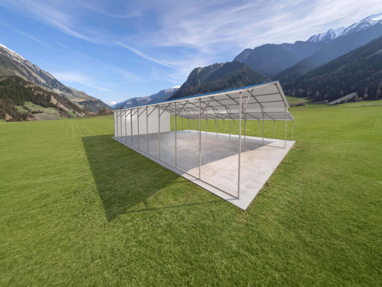 24x50 vertical roof metal carport