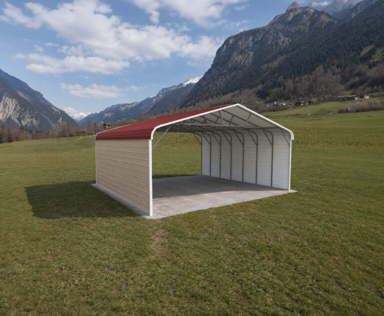 26x25 regular triple wide carport