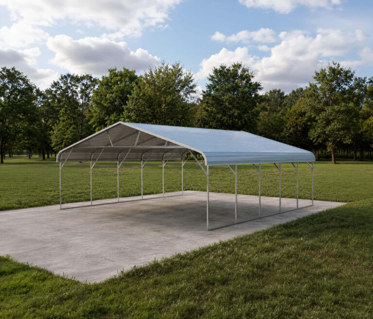 26x25 regular triple wide carport