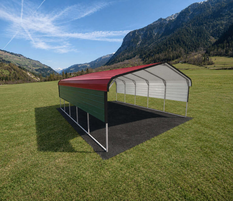 26x35 regular triple wide carport