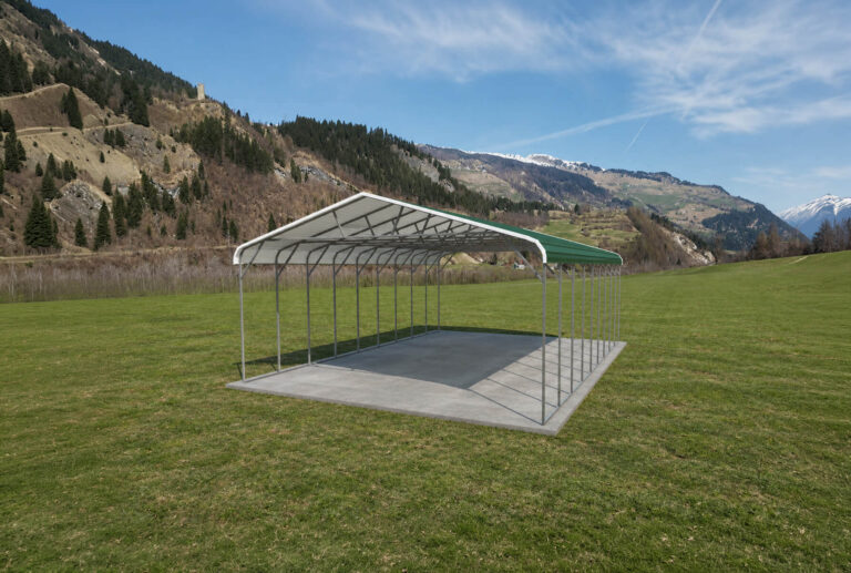 26x35 regular triple wide carport