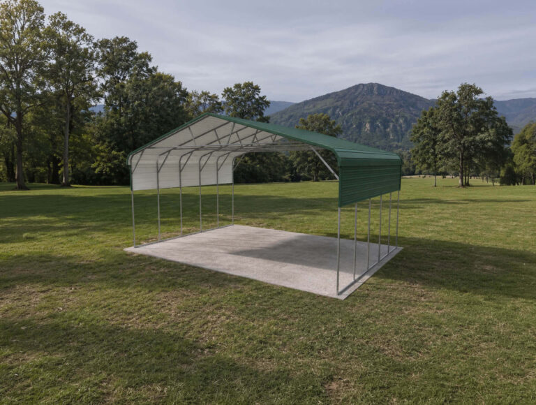 28x20 regular style triple wide carport