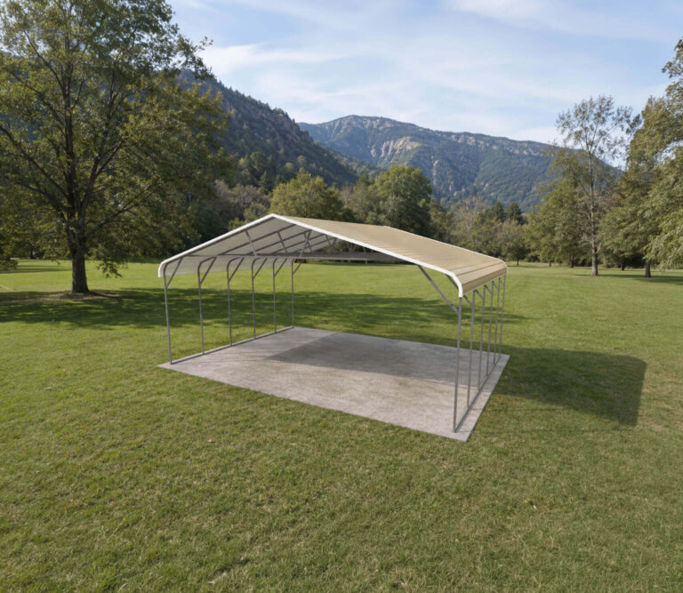 28x20 regular style triple wide carport