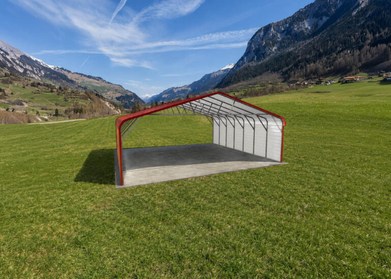 28x25 regular style triple wide carport