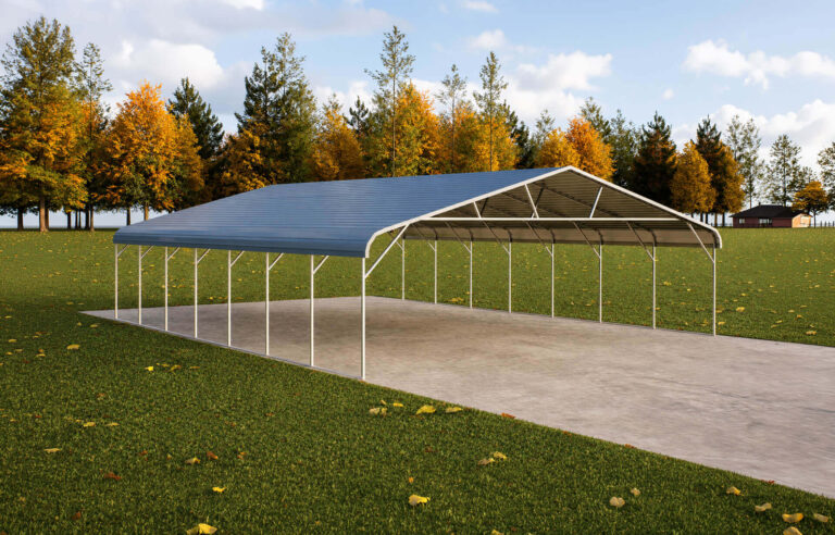 28x35 regular style triple wide carport