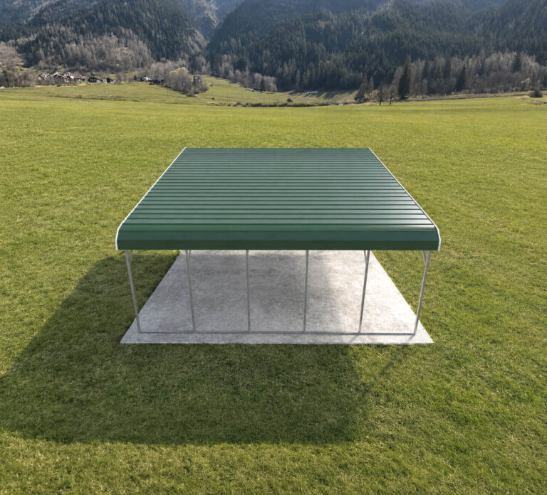 30x20 regular style triple wide carport