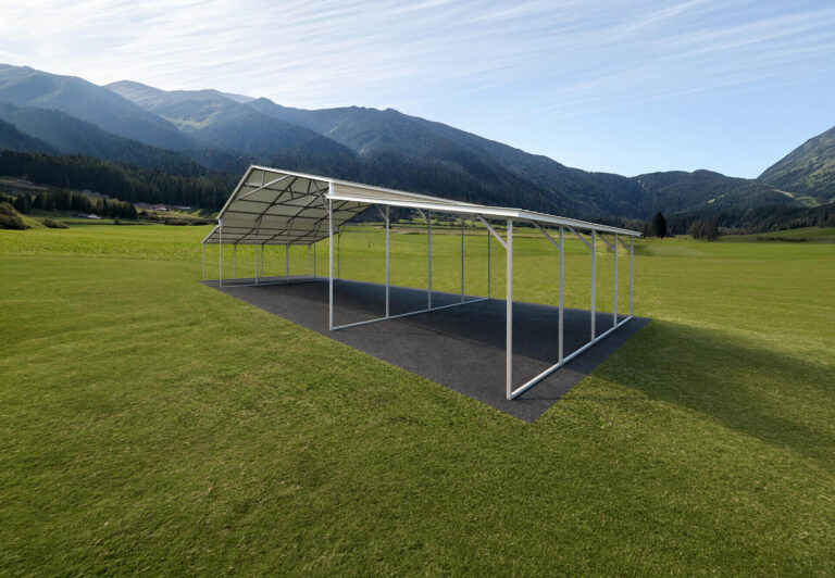 30x20 vertical triple wide metal carport
