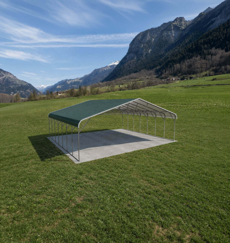 30x25 regular style triple wide carport