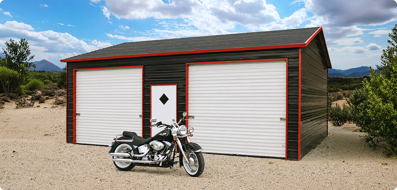 Motorcycle Sheds And Bike Garage