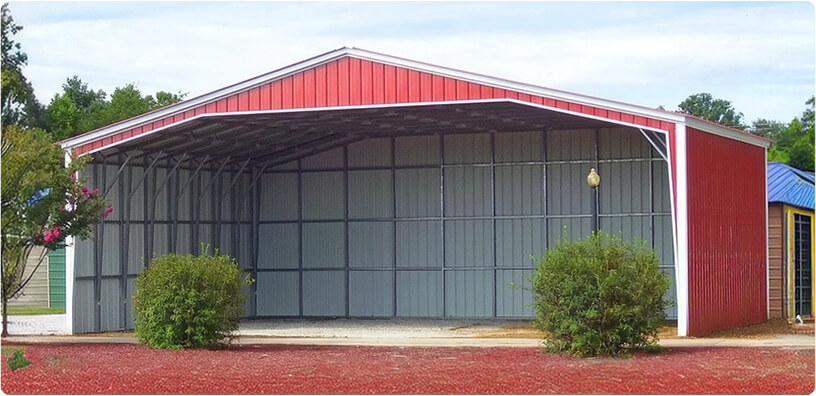 100x32 Vertical Carport & Metal Buildings