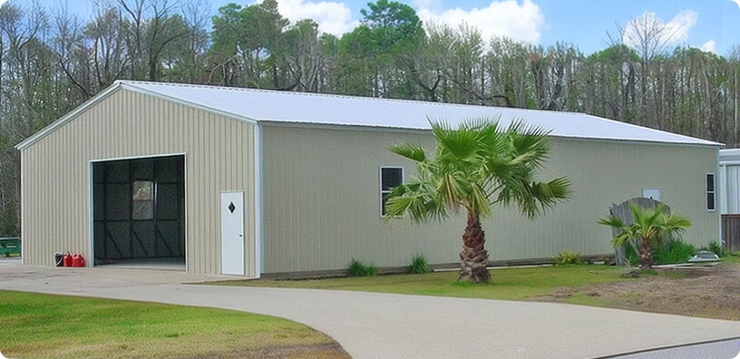 100x32 Steel Buildings Carports