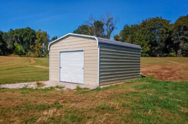 12x20 Regular Roof Metal Garage Florida