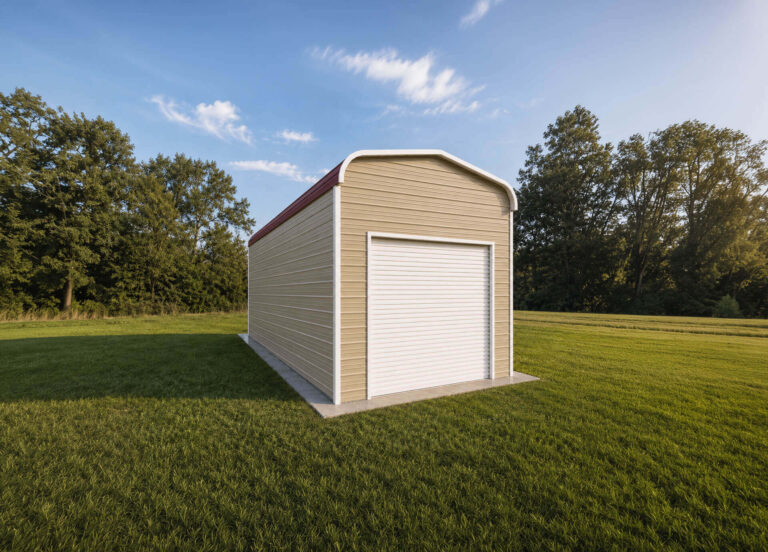 12x25 Regular Style Metal Garage