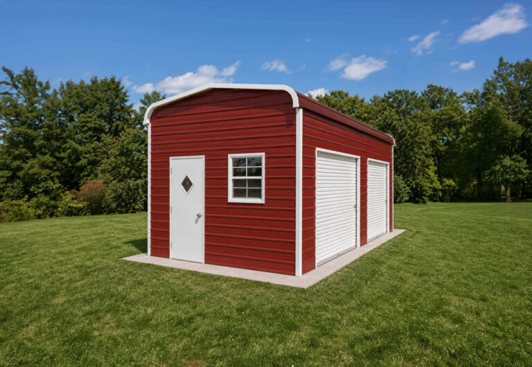 12x25 Regular Style Metal Garage