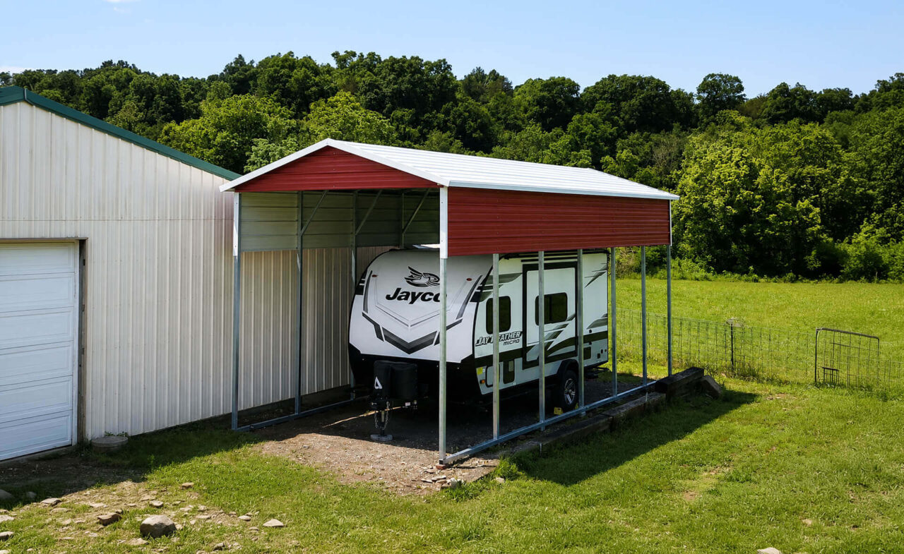 12x30 Boxed Eave Style Carport