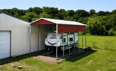 12x30 Boxed Eave Roof Carport Florida